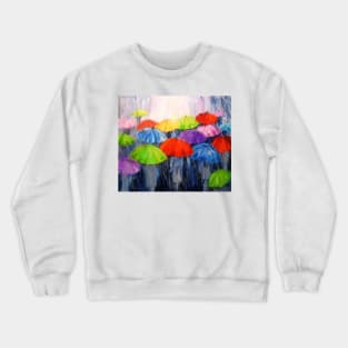 Rain in the city Crewneck Sweatshirt